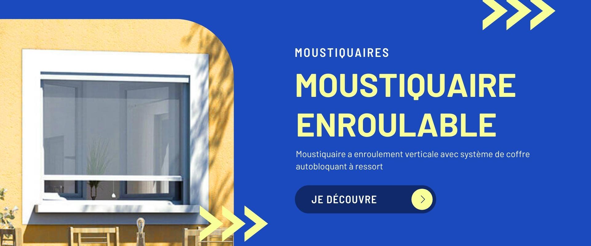 bannière moustiquaire enroulable sur mesure